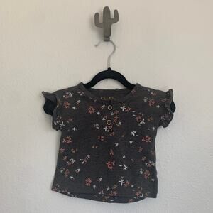 NWT Jessica Simpson Floral Button Front Top